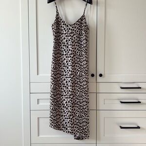 Club Monaco Cheetah Print Slip Dress size 0